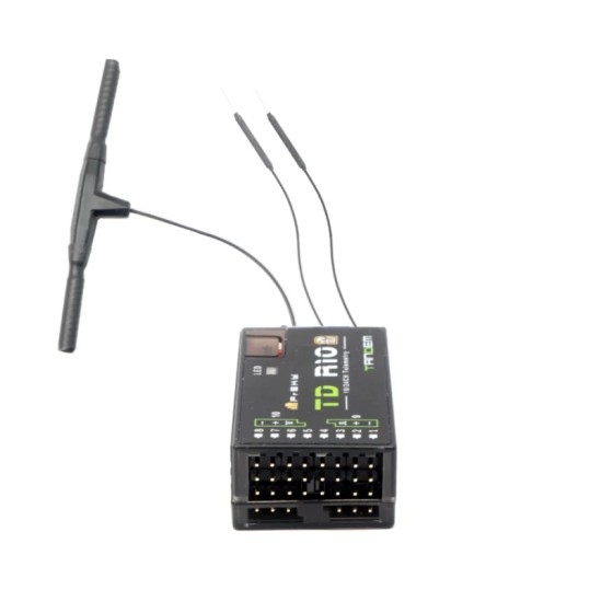 Offres Spéciales FrSky TD R10 2.4GHz 900MHz double fréquence récepteur 10CH PWM canal récepteur pour télécommande avion hélicoptère